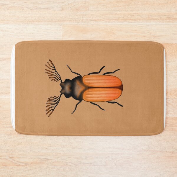 Item preview, Ptilinus pectinicornis (fan-bearing wood-borer beetle) designed and sold by Strataes.