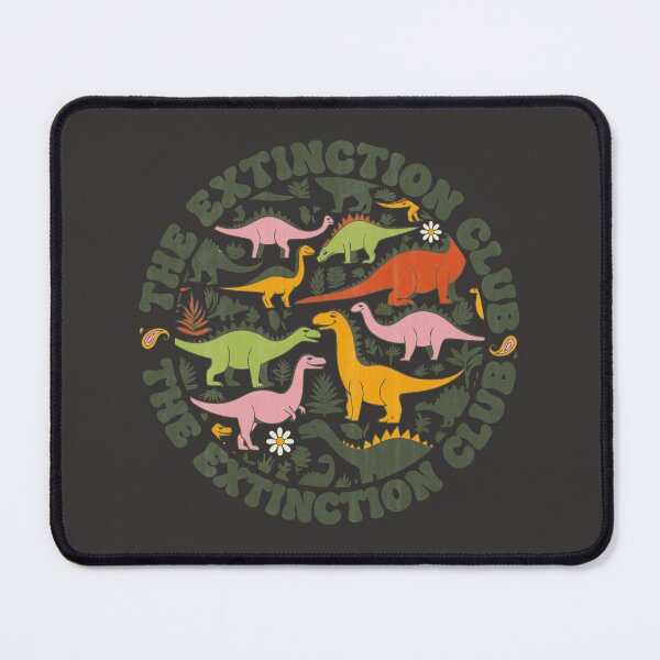 Item preview, The Extinction Club Sarcastic Dinosaurs 70s Stamp designed and sold by Shyla Marsare.