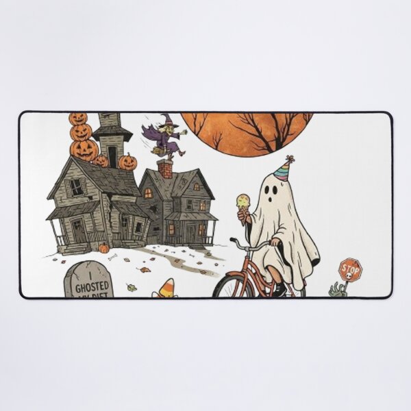 Item preview, "I'm Just Here For The Booze..." Funny Awkward Ghost Halloween T-Shirt Design designed and sold by CreativeNest Prints.