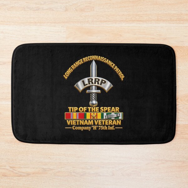 Item preview, Army - Badge - LRRP - Tip of the Spear - Vietnam Vet w SVC - Company H 75th Inf designed and sold by Military Insignia Products.