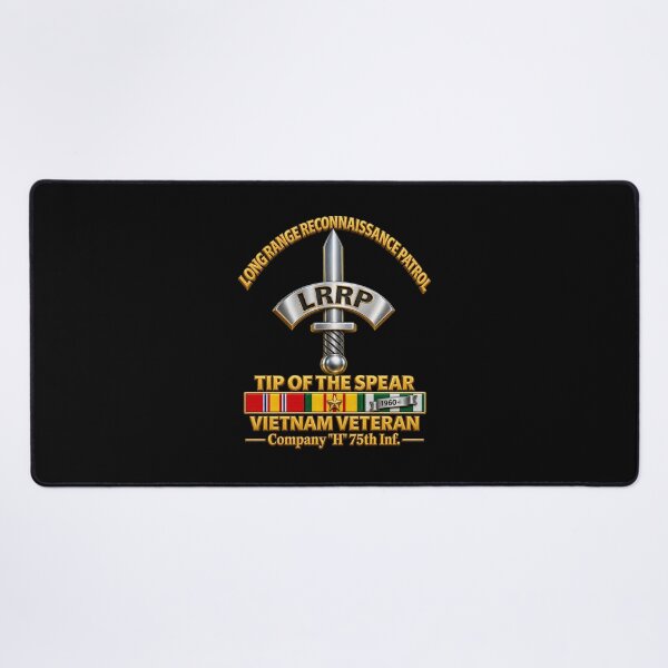 Item preview, Army - Badge - LRRP - Tip of the Spear - Vietnam Vet w SVC - Company H 75th Inf designed and sold by Military Insignia Products.