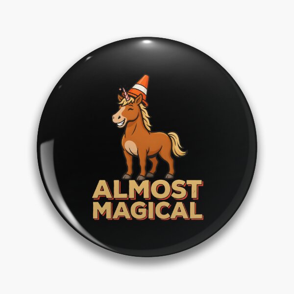 Item preview, Almost Magical Unicorn Humor Funny Horse Traffic Cone Hat designed and sold by Redgiant87x.