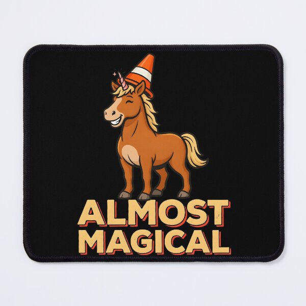Item preview, Almost Magical Unicorn Humor Funny Horse Traffic Cone Hat designed and sold by Redgiant87x.