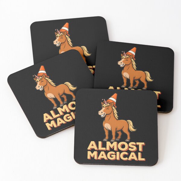 Item preview, Almost Magical Unicorn Humor Funny Horse Traffic Cone Hat designed and sold by Redgiant87x.
