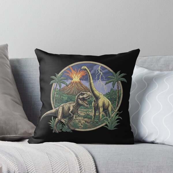 Item preview, Vintage Jurassic Dinosaur 90s Graphic , Retro T-Rex & Triceratops designed and sold by DesignDenDo ⭐⭐⭐⭐⭐.