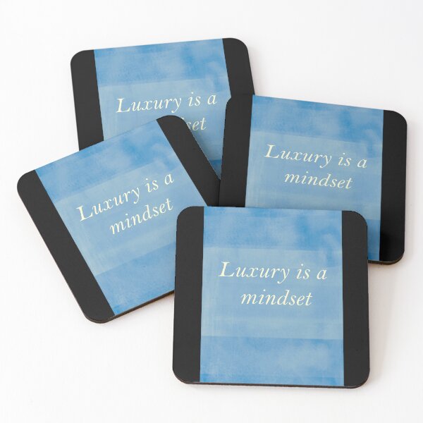 Item preview, Luxury is a mindset - Black background designed and sold by diamondqueenmindset.