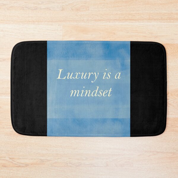 Item preview, Luxury is a mindset - Black background designed and sold by diamondqueenmindset.
