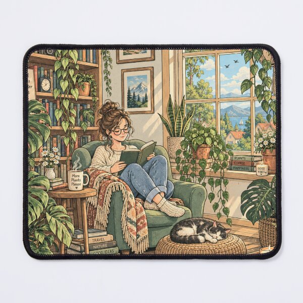 Item preview, Love of plants / Love of books designed and sold by Zeewind.