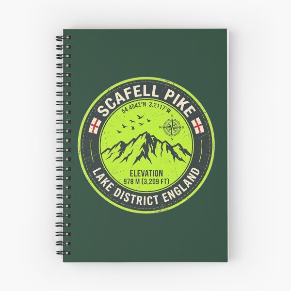 Item preview, Scafell Pike Lake District England Elevation 978m designed and sold by jeshands.