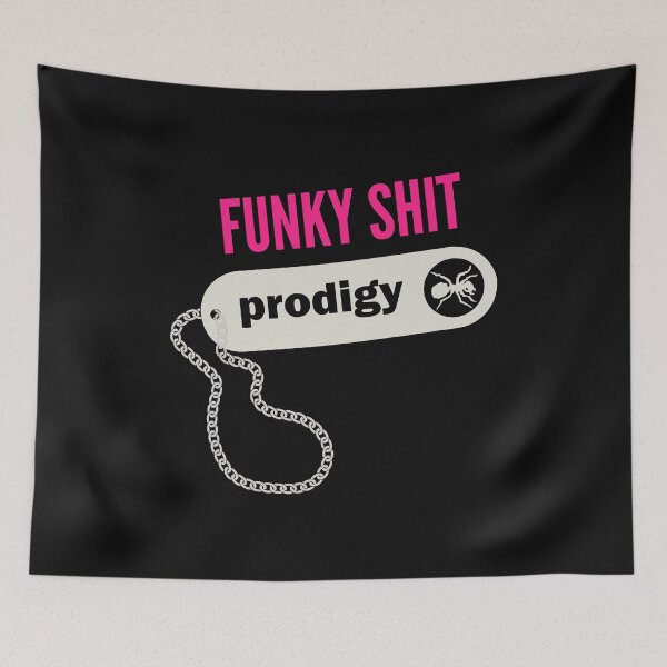 Item preview, Funky Shit – Prodigy Rave Minimalist Keychain Design designed and sold by THE MODA STEREO.