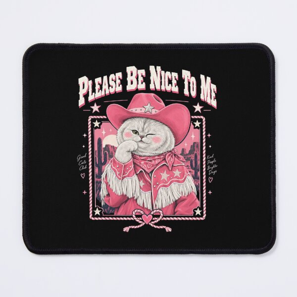 Item preview, Please Be Nice to Me, Funny Cat Dark Denim Style, Cute Moody Cat Graphic, Vintage Casual Cat Lover Gift designed and sold by Quiajia.