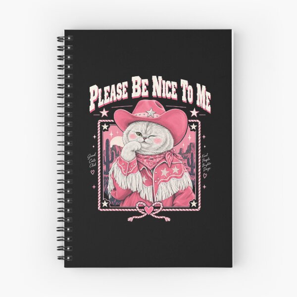 Item preview, Please Be Nice to Me, Funny Cat Dark Denim Style, Cute Moody Cat Graphic, Vintage Casual Cat Lover Gift designed and sold by Quiajia.