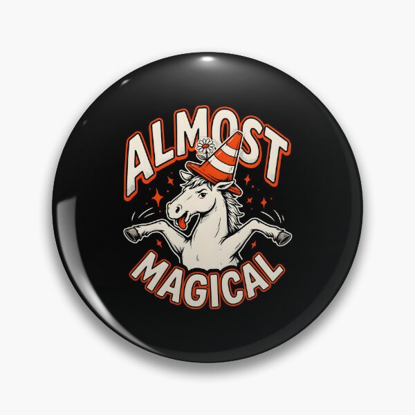 Item preview, Almost Magical Funny Horse Unicorn Humor Traffic Cone designed and sold by Redgiant87x.