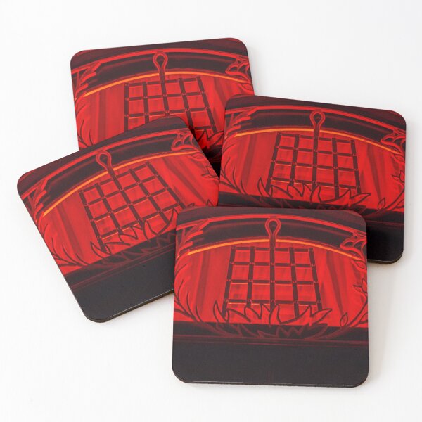 Item preview, Warm Red Glow Fireplace With Ornate Ironwork Grate and Decorative Ivy Motifs designed and sold by Nmallia.