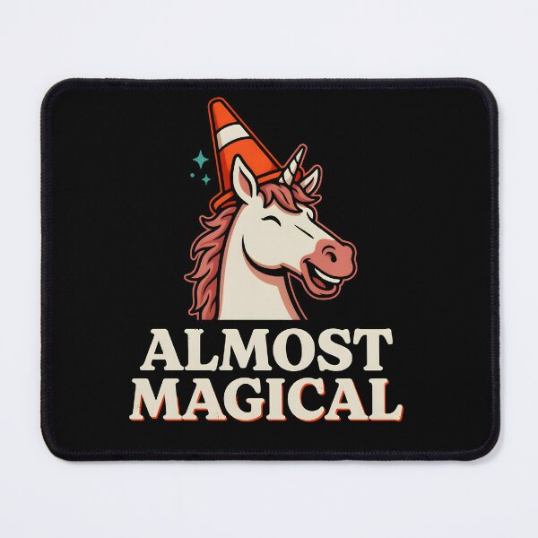 Item preview, Almost Magical Funny Horse with Traffic Cone Hat designed and sold by Redgiant87x.