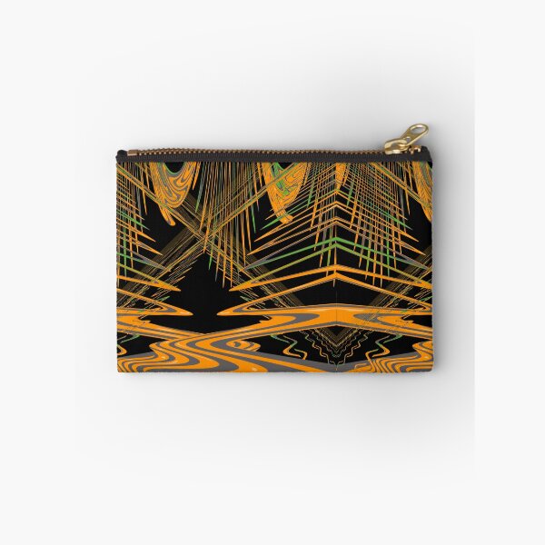 Item preview, Abstract Orange Green Distorted Perspective Pattern designed and sold by MigWhimsy.