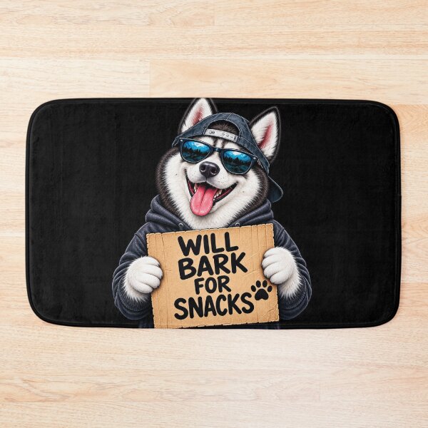 Item preview, Cool Husky Will Bark for Snacks designed and sold by Houldi.