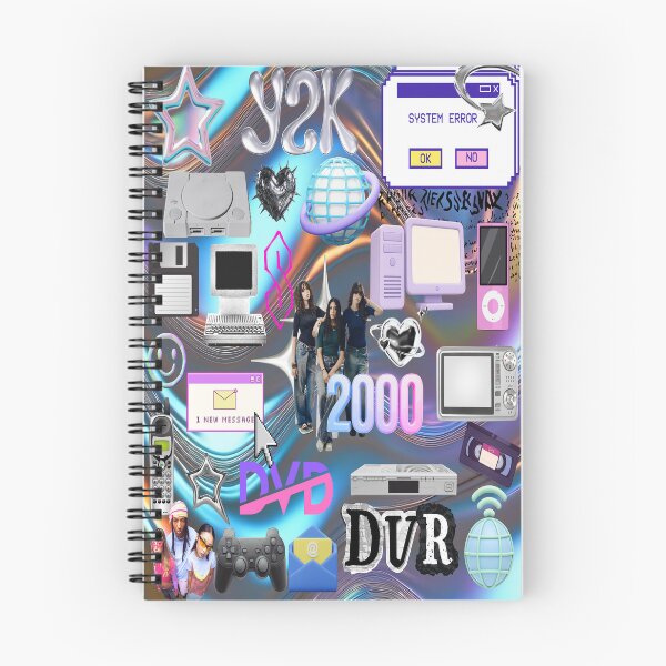 Item preview, Y2K Cybercore Futurism Retro Tech Digital Nostalgia Sticker-Bomb Art designed and sold by Side By Side Studio.