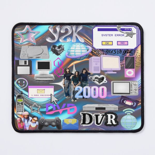 Item preview, Y2K Cybercore Retro Tech Stickerbomb designed and sold by Side By Side Studio.