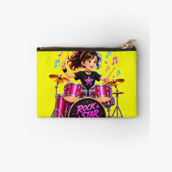 Item preview, Cute Rock Star Girl Drummer designed and sold by MagicCrystal.
