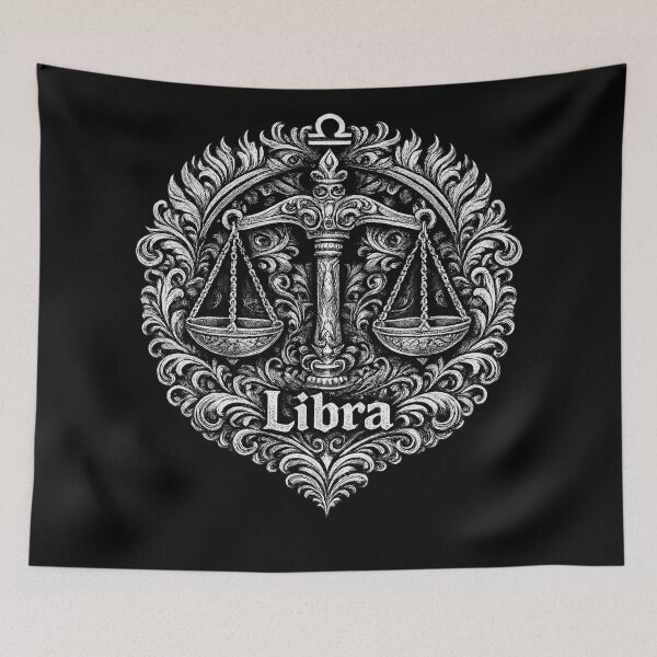 Item preview, Vintage Tattoo Libra Zodiac Sign designed and sold by Angelle55.
