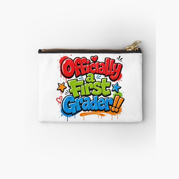Item preview, Officially a First Grader – Colorful Back to School designed and sold by MomParentADHD.