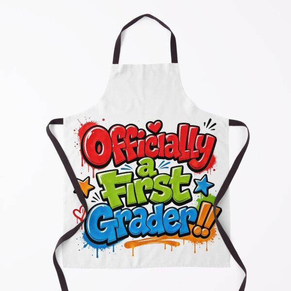 Item preview, Officially a First Grader – Colorful Back to School designed and sold by MomParentADHD.