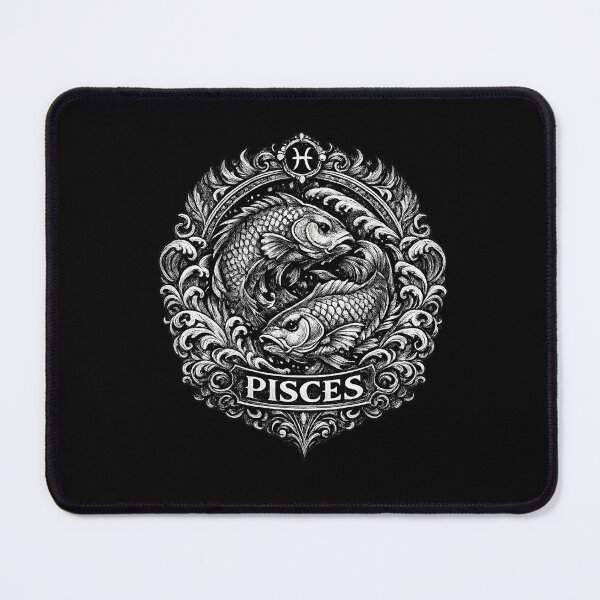 Item preview, Vintage Tattoo Pisces Zodiac Sign designed and sold by Angelle55.