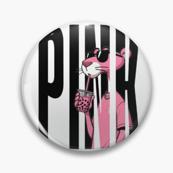 Item preview, Pop Culture Cool and Retro Charm – Pink Panther Typography Art designed and sold by WATEKE.