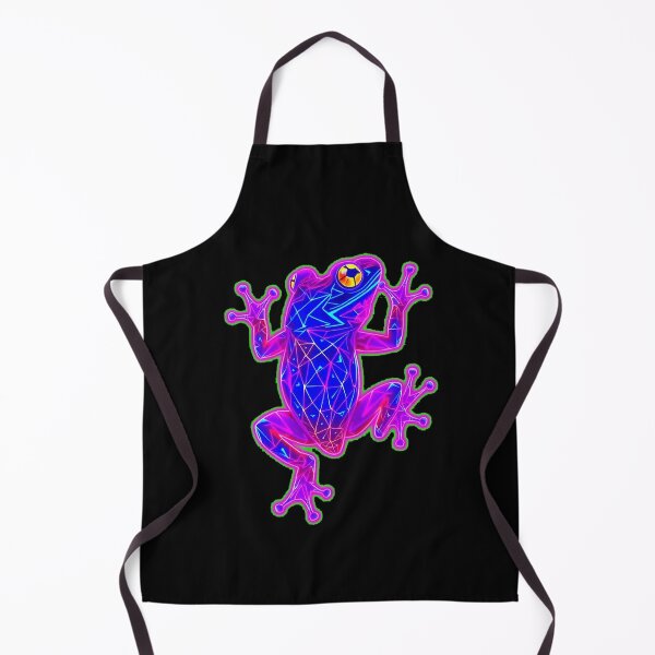 Item preview, Retro Frog – Neon 80s Geometric Style designed and sold by Benito Del Ray.
