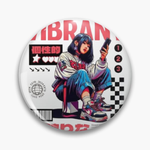 Item preview, Urban Style and Digital Confidence – Vibrant Street Aesthetic Art designed and sold by WATEKE.