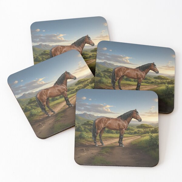 Item preview, The Abyssinian horse and a landscape from Ethiopia designed and sold by Cheval-de-coeur.