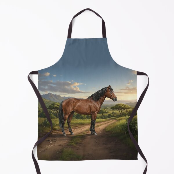 Item preview, The Abyssinian horse and a landscape from Ethiopia designed and sold by Cheval-de-coeur.