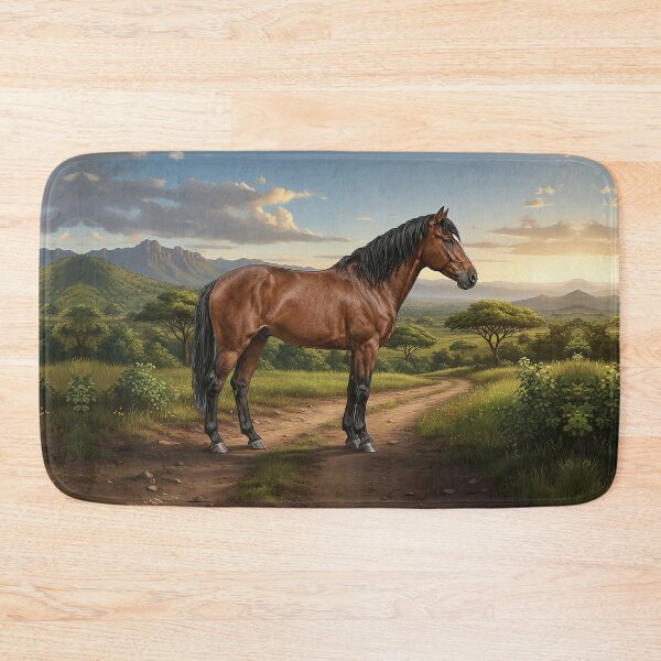 Item preview, The Abyssinian horse and a landscape from Ethiopia designed and sold by Cheval-de-coeur.