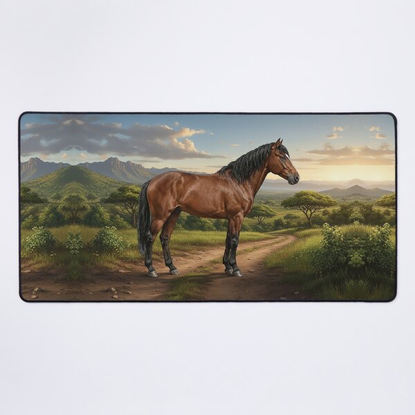 Item preview, The Abyssinian horse and a landscape from Ethiopia designed and sold by Cheval-de-coeur.