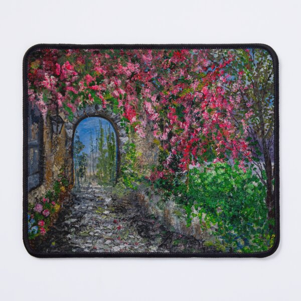 Item preview, Il giardino che aspetta - Original Oil Painting designed and sold by approdostudio.