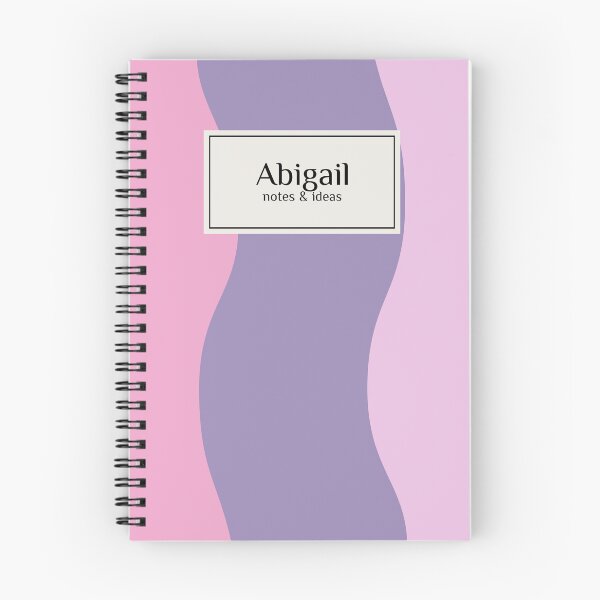 Item preview, Abigail Personalized Wavy Pink Purple  designed and sold by AhmedZouita.