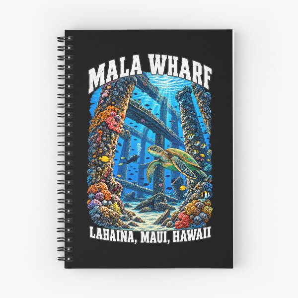 Item preview, Mala Wharf Lahaina Maui Hawaii Scuba Diving designed and sold by SubtleSplit.
