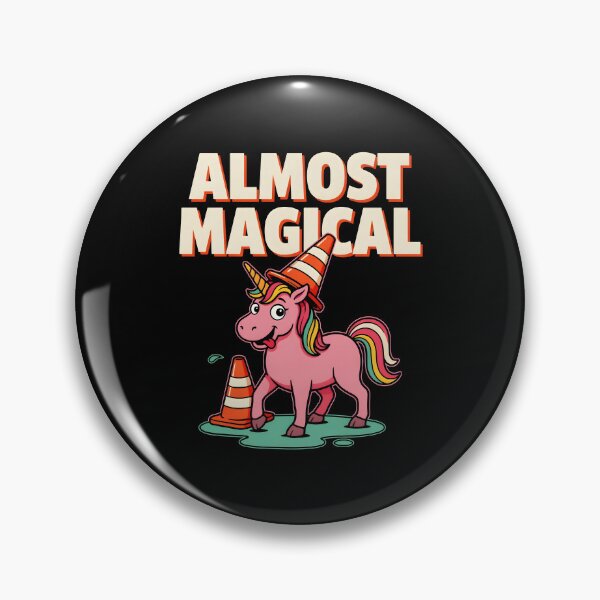 Item preview, Almost Magical Traffic Cone Hat Funny Horse Humor designed and sold by Redgiant87x.