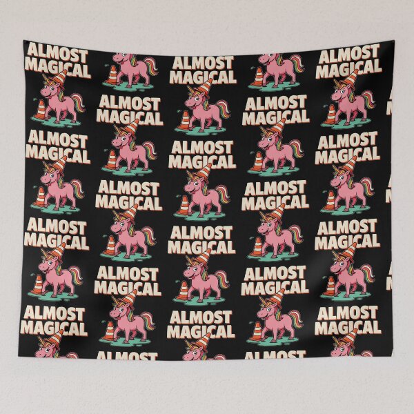Item preview, Almost Magical Traffic Cone Hat Funny Horse Humor designed and sold by Redgiant87x.