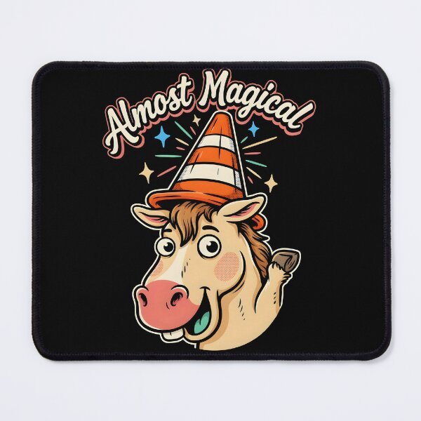 Item preview, Almost Magical Funny Horse Unicorn Joke Design designed and sold by Redgiant87x.