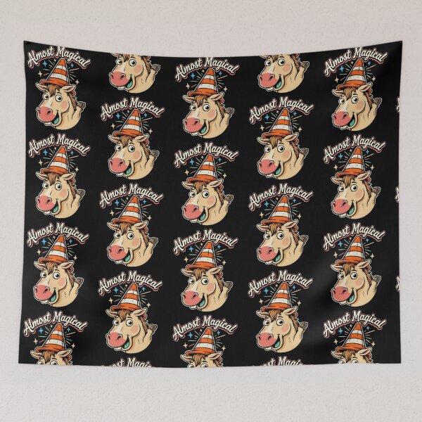 Item preview, Almost Magical Funny Horse Unicorn Joke Design designed and sold by Redgiant87x.