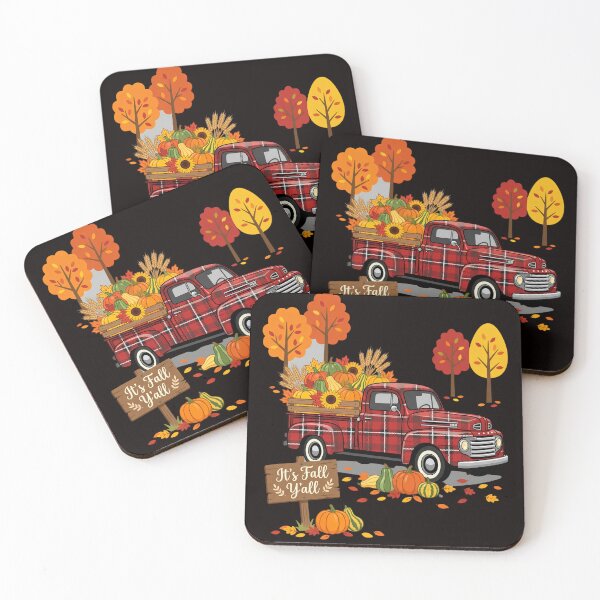 Item preview, It’s Fall Y’all Vintage Farm Truck with Pumpkins and Sunflowers  designed and sold by w66aboo.