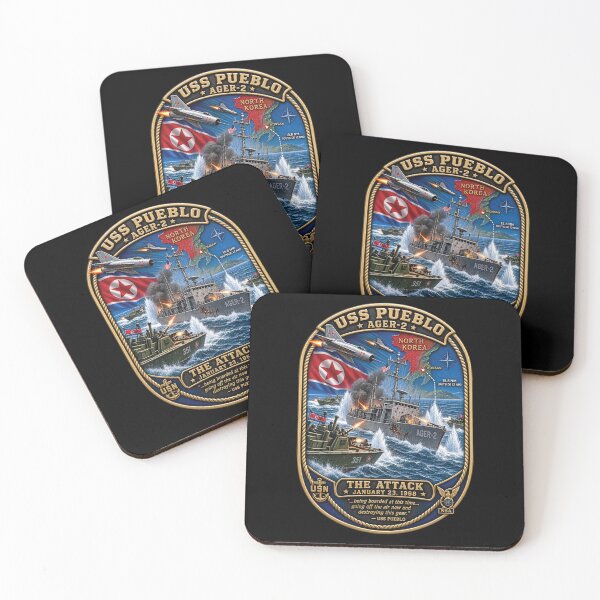 Item preview, USS Pueblo Attack-Defense Commemorative Patch designed and sold by Military Insignia Products.