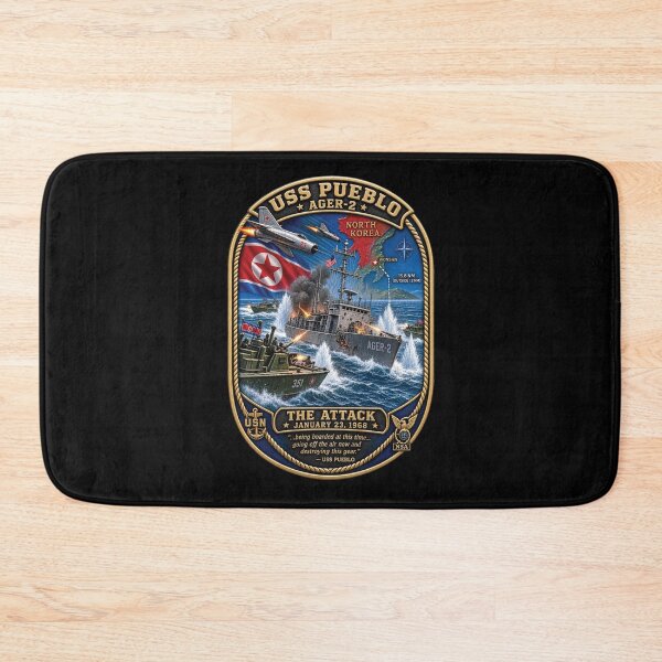 Item preview, USS Pueblo Attack-Defense Commemorative Patch designed and sold by Military Insignia Products.