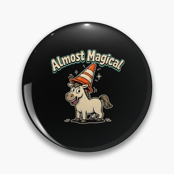 Item preview, Almost Magical Quirky Horse Traffic Cone Hat Humor designed and sold by Redgiant87x.