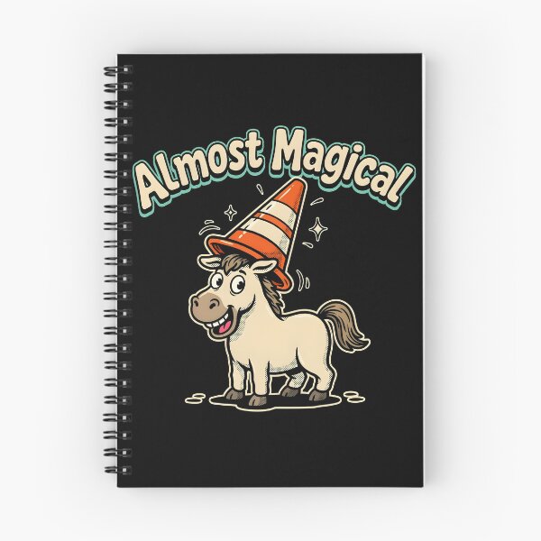 Item preview, Almost Magical Quirky Horse Traffic Cone Hat Humor designed and sold by Redgiant87x.