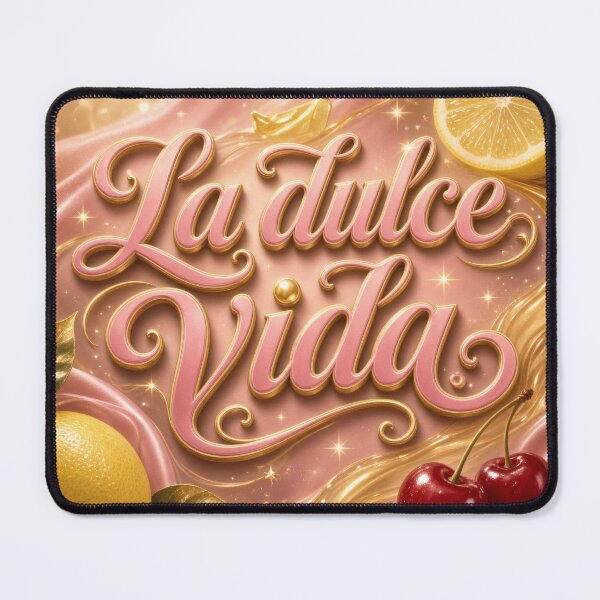 Item preview, La Dulce Vida Glam Pink Gold Fruit Design designed and sold by HappyOops.