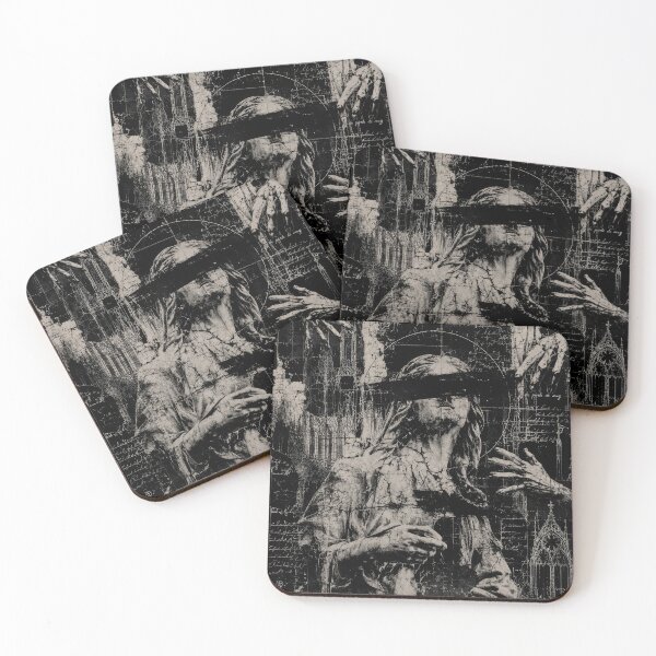 Item preview, Blindfolded Gothic Statue - Grunge Art designed and sold by KaurisDigital.