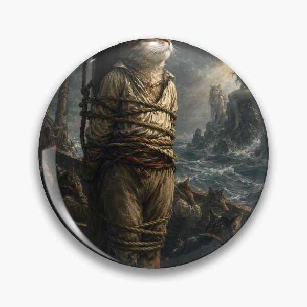 Item preview, Sailor Cat Resisting the Sirens designed and sold by Ocelot-T.
